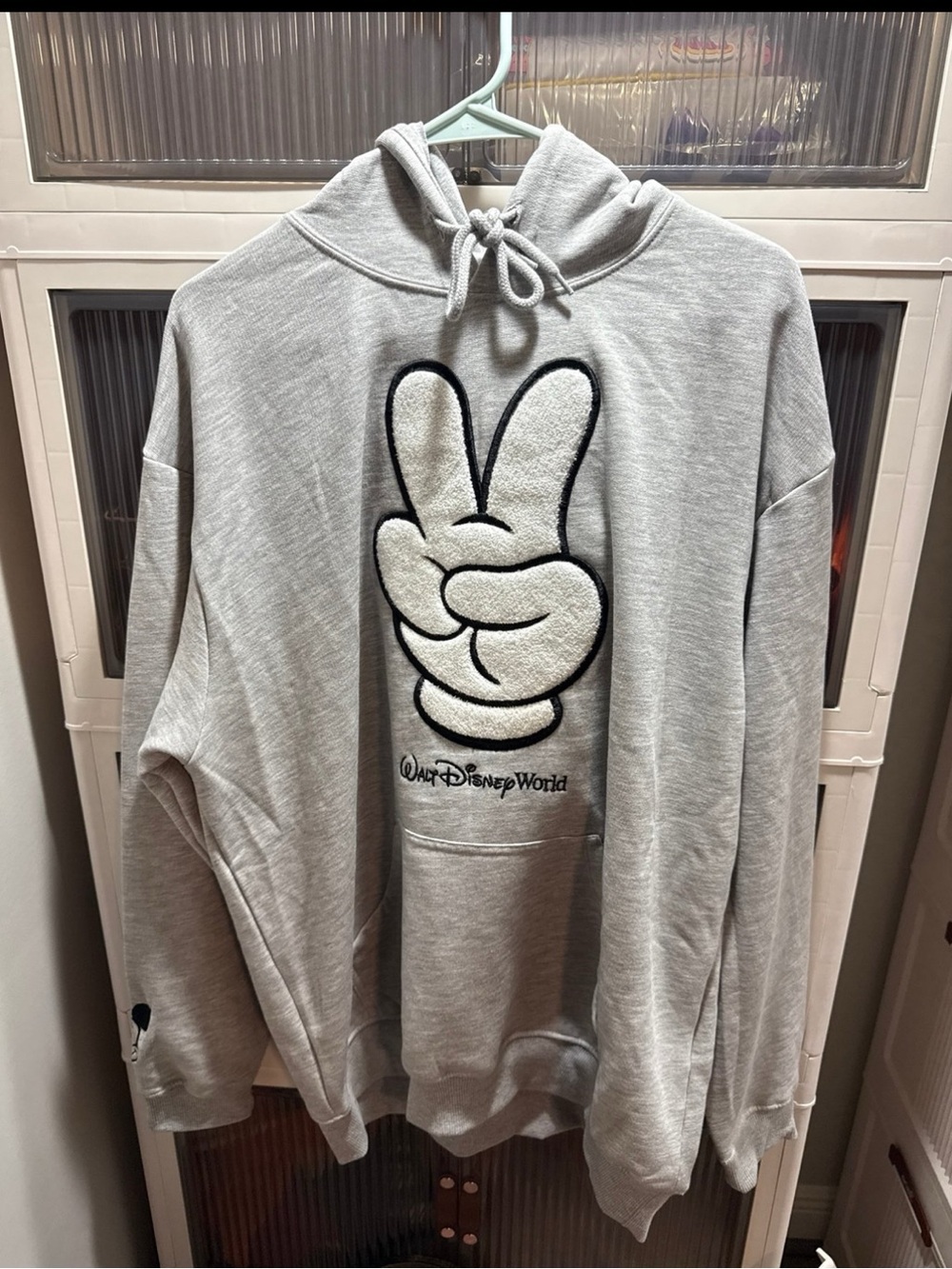 Disney Gray Peace Sign Walt Disney World Hoodie